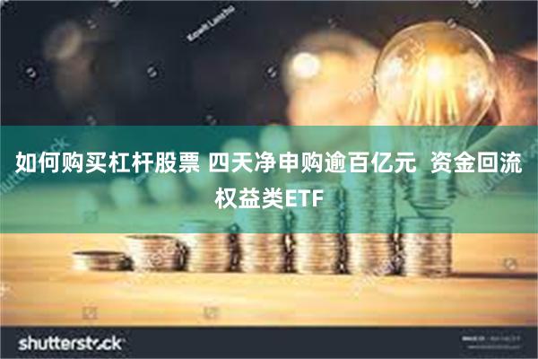如何购买杠杆股票 四天净申购逾百亿元  资金回流权益类ETF