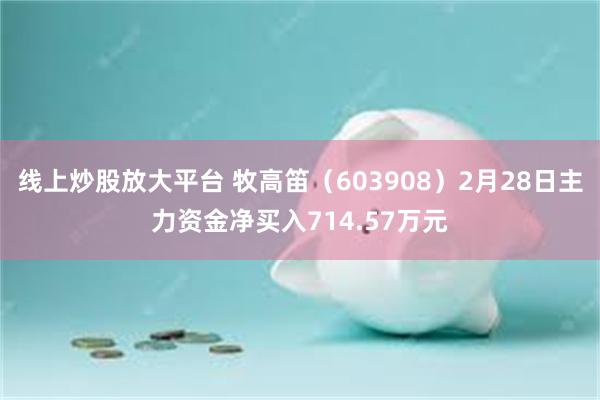 线上炒股放大平台 牧高笛（603908）2月28日主力资金净买入714.57万元