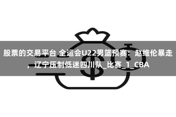 股票的交易平台 全运会U22男篮预赛：赵维伦暴走，辽宁压制低迷四川队_比赛_1_CBA