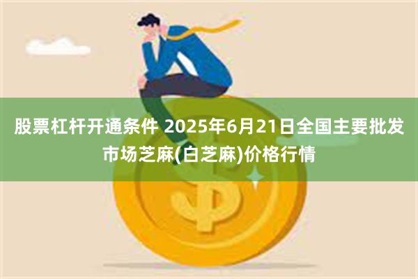 股票杠杆开通条件 2025年6月21日全国主要批发市场芝麻(白芝麻)价格行情